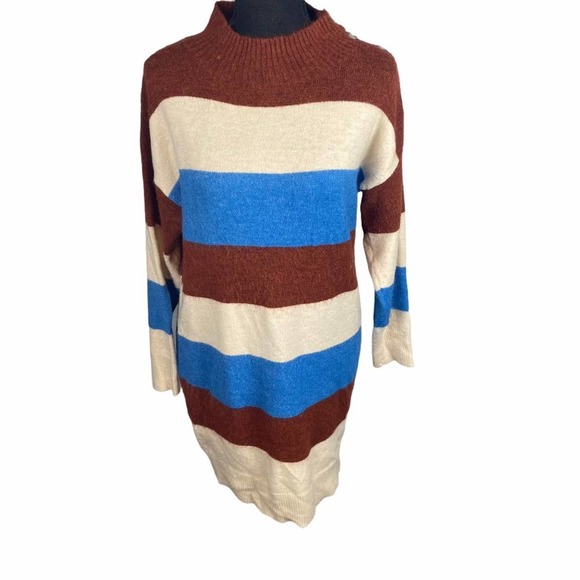 Altar'd State Color Block Sweater Dress Women's size‎ small - Picture 1 of 7